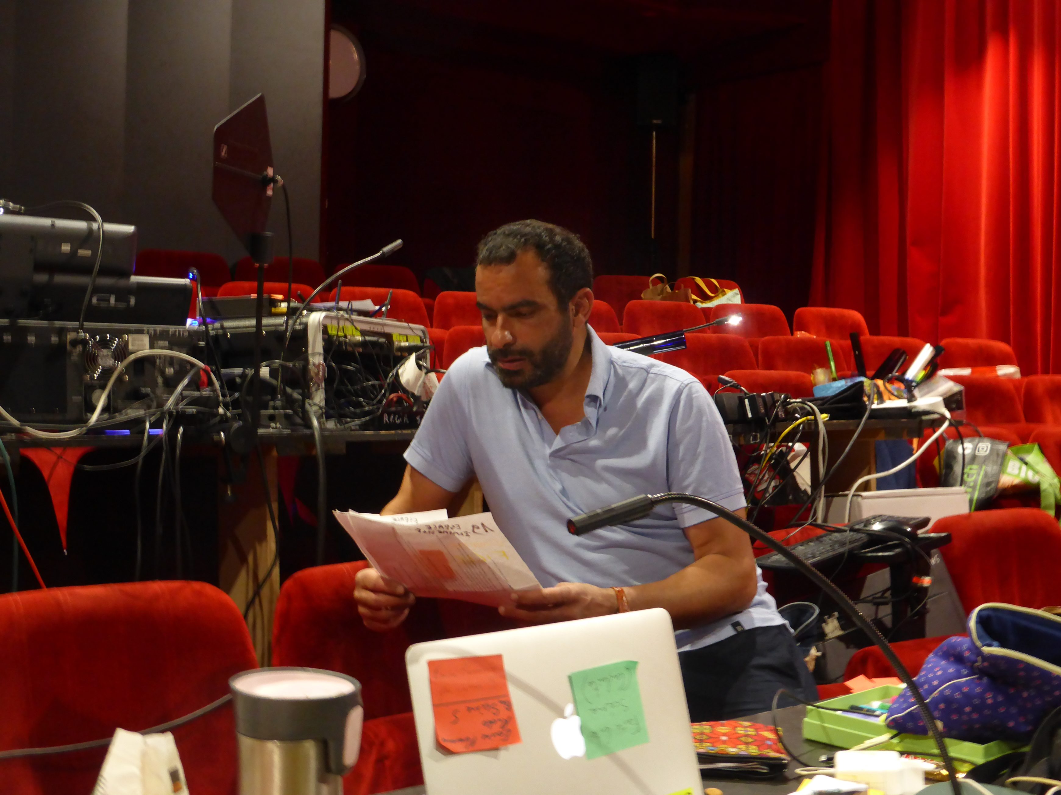 Wissam Arbache en répétition