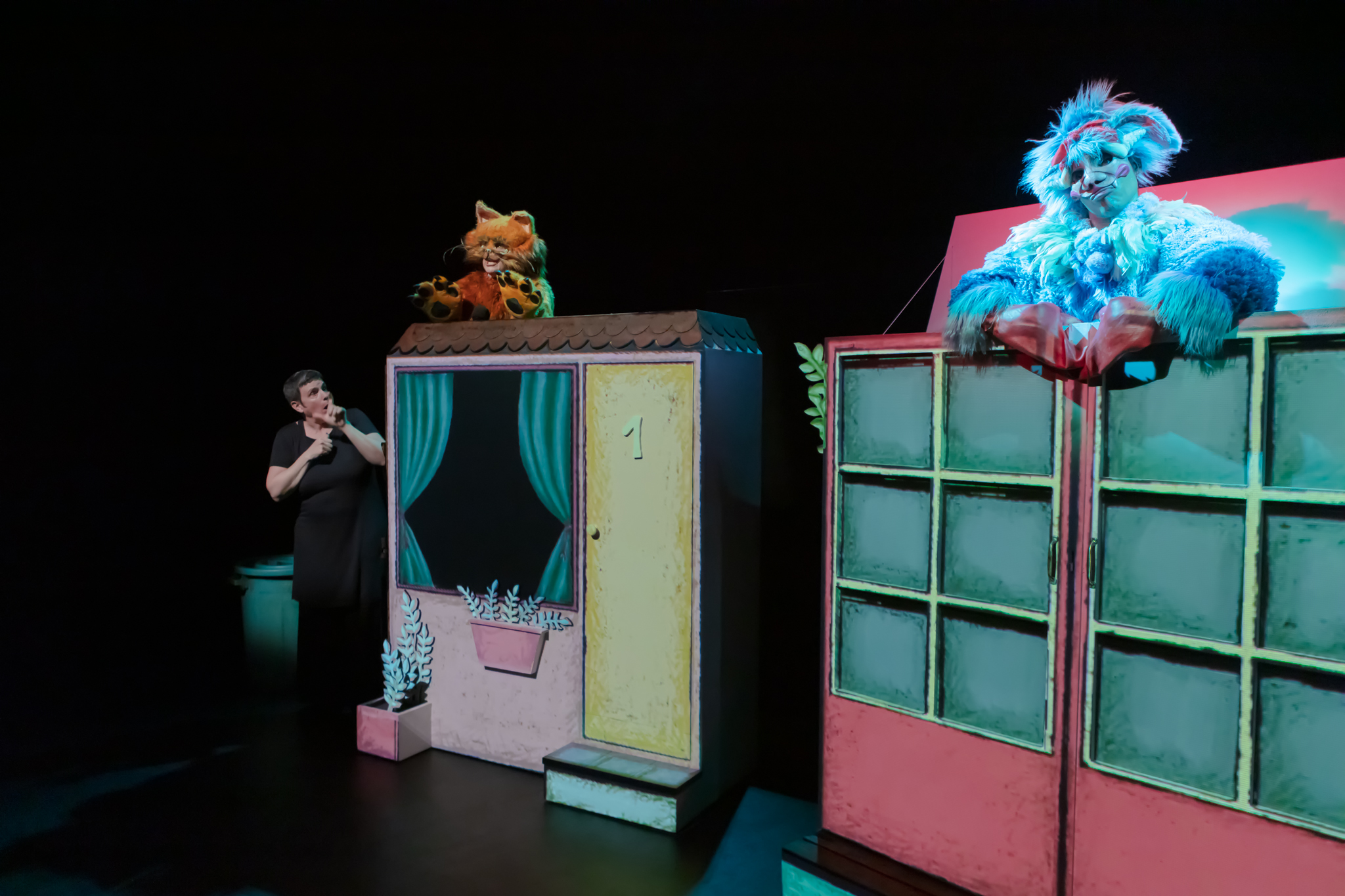 08 _Amélie Mélo_ représentation interprétée en LSF (langue des signes) par l'association Ecoute Voir©Sylvain Chabloz